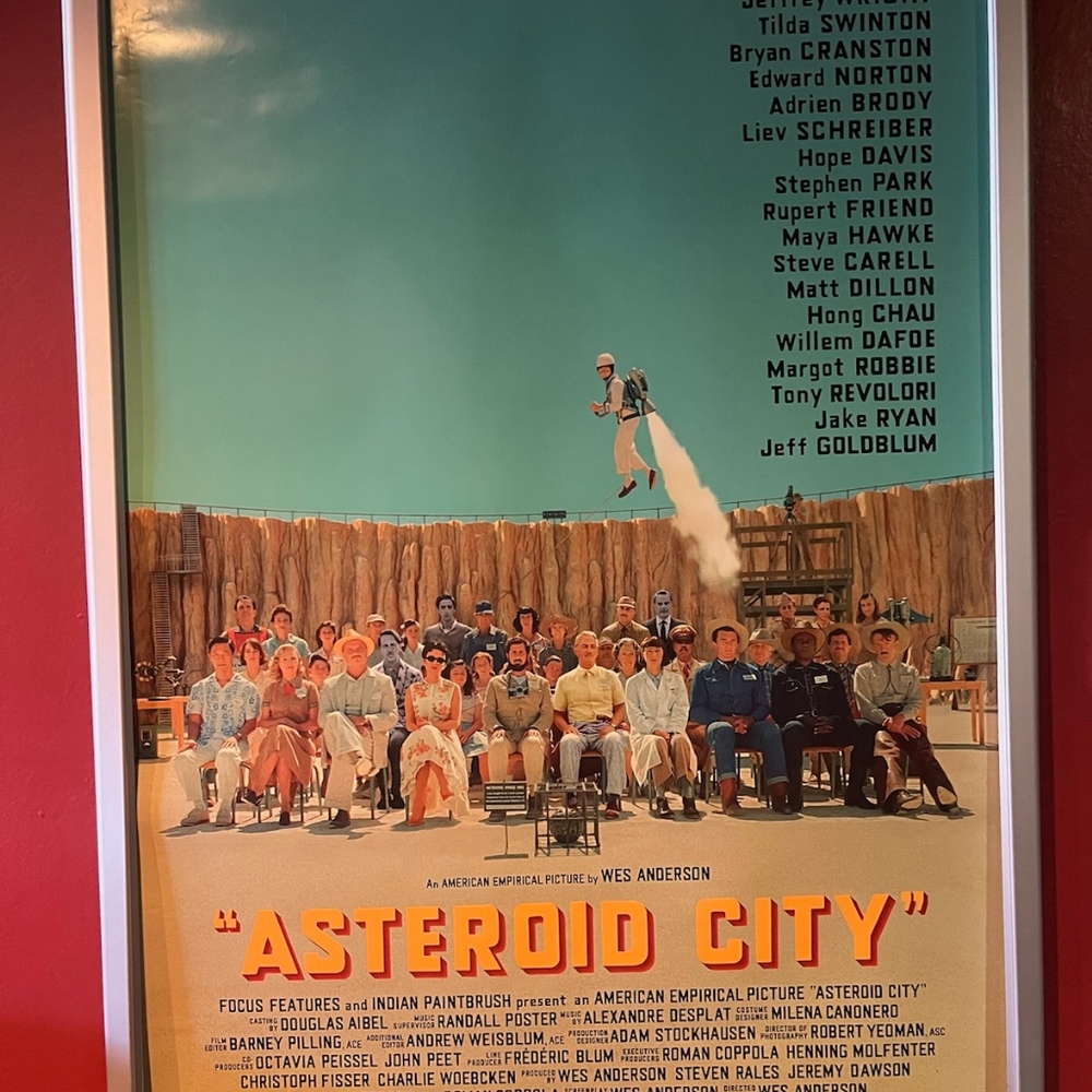Asteroid City Movie theater poster